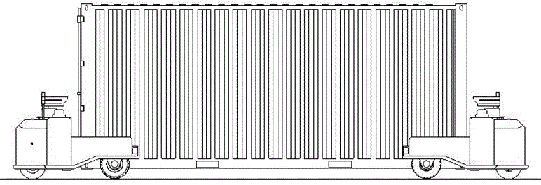 Method for controlling container handling trolleys