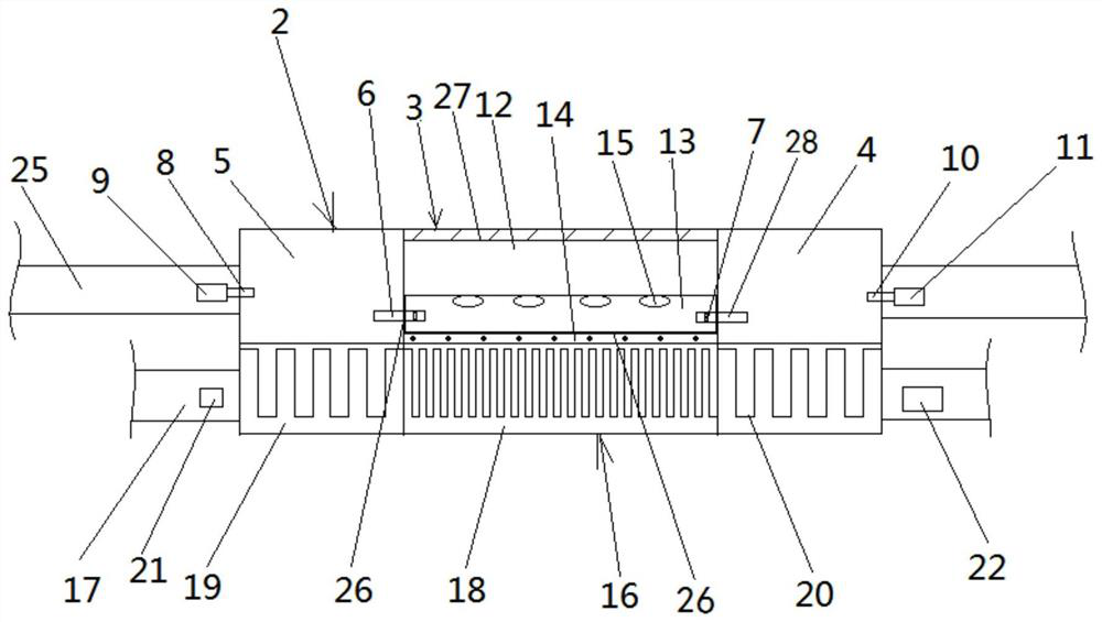 A traditional Chinese medicine gynecological physiotherapy hot compress device