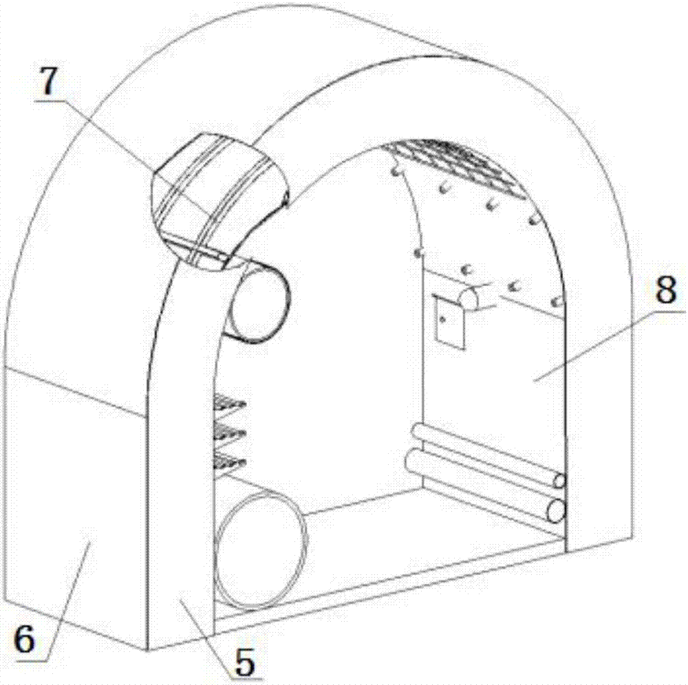 Modular simulation device for tunnel construction potential safety hazard experience