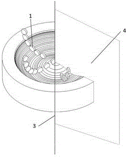 Method for solving cutting parameters of PDC drill bit cutting teeth under wear condition