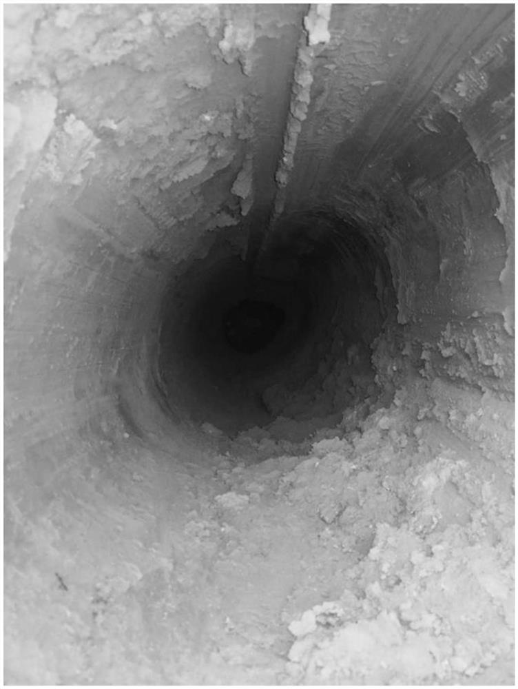 Collapsible foundation immersed tube pile forming treatment method