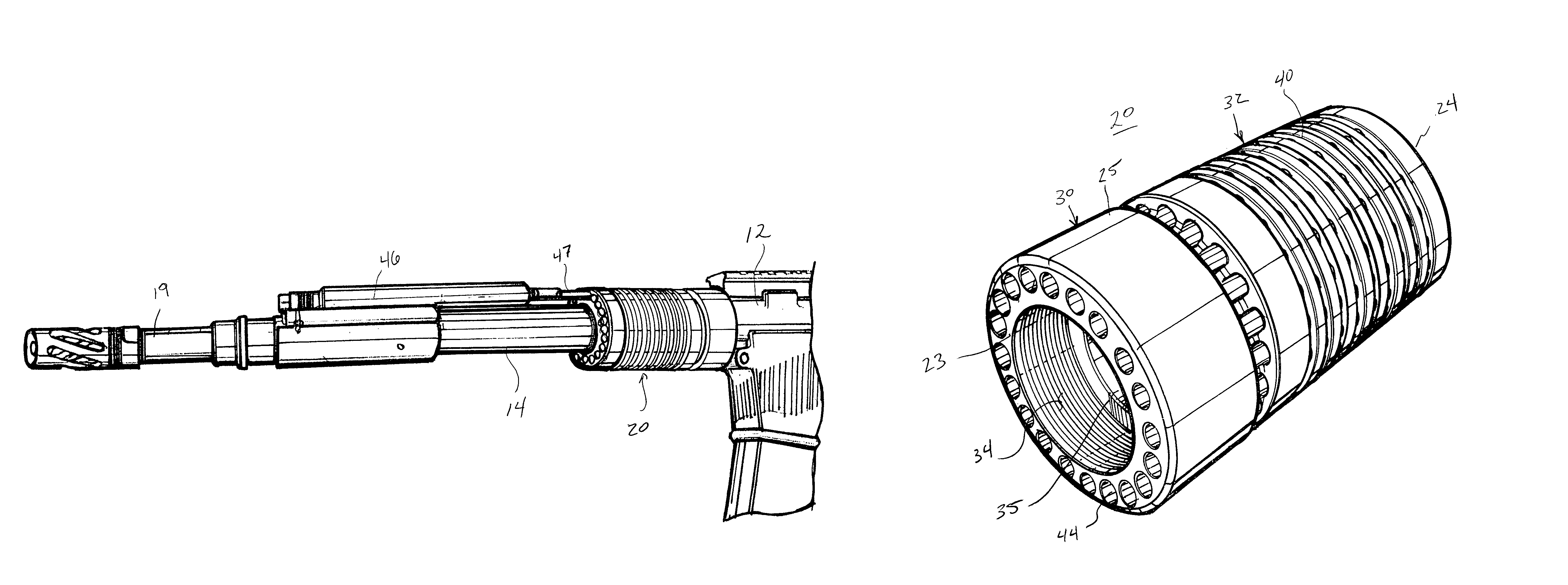 Heat exchanger barrel nut