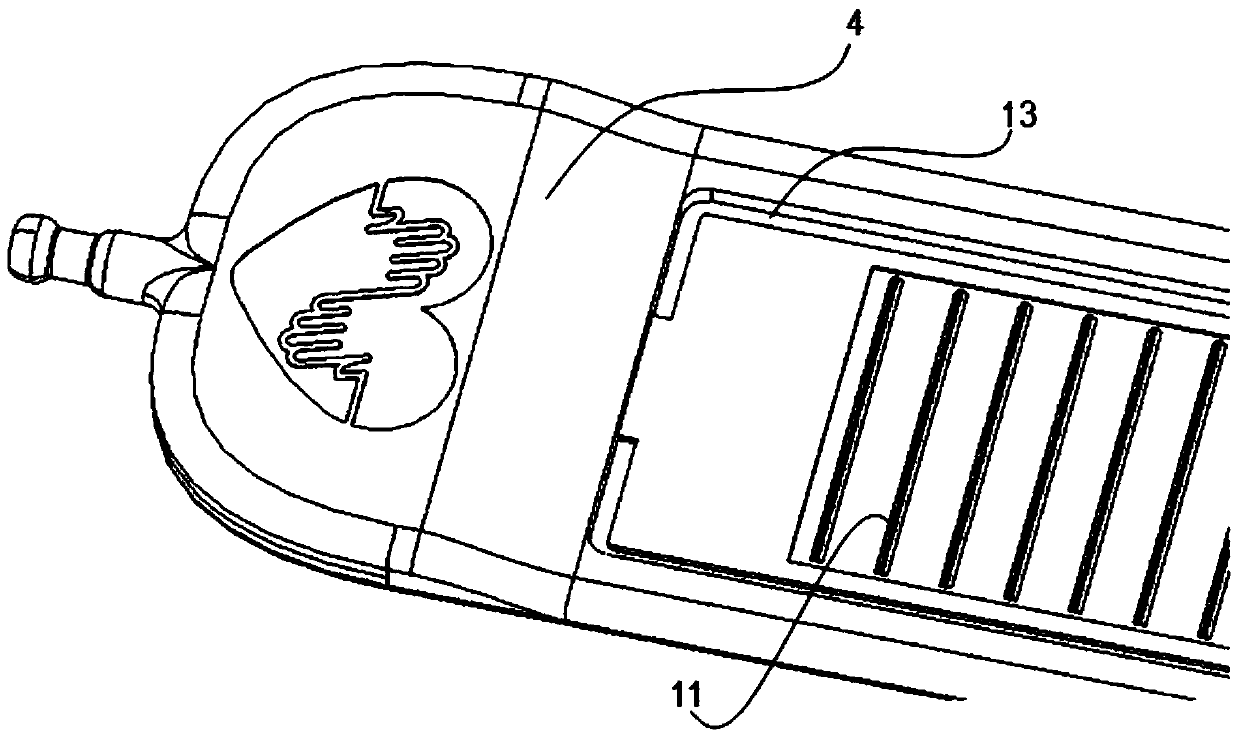 Undisturbed human-body physiological signal-collection band