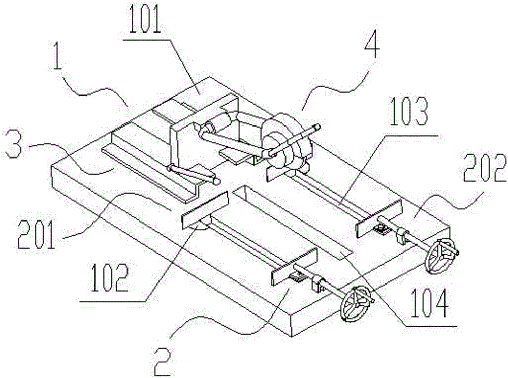 Cutting device for preparing rock samples containing different dip angle structural surfaces and operation method