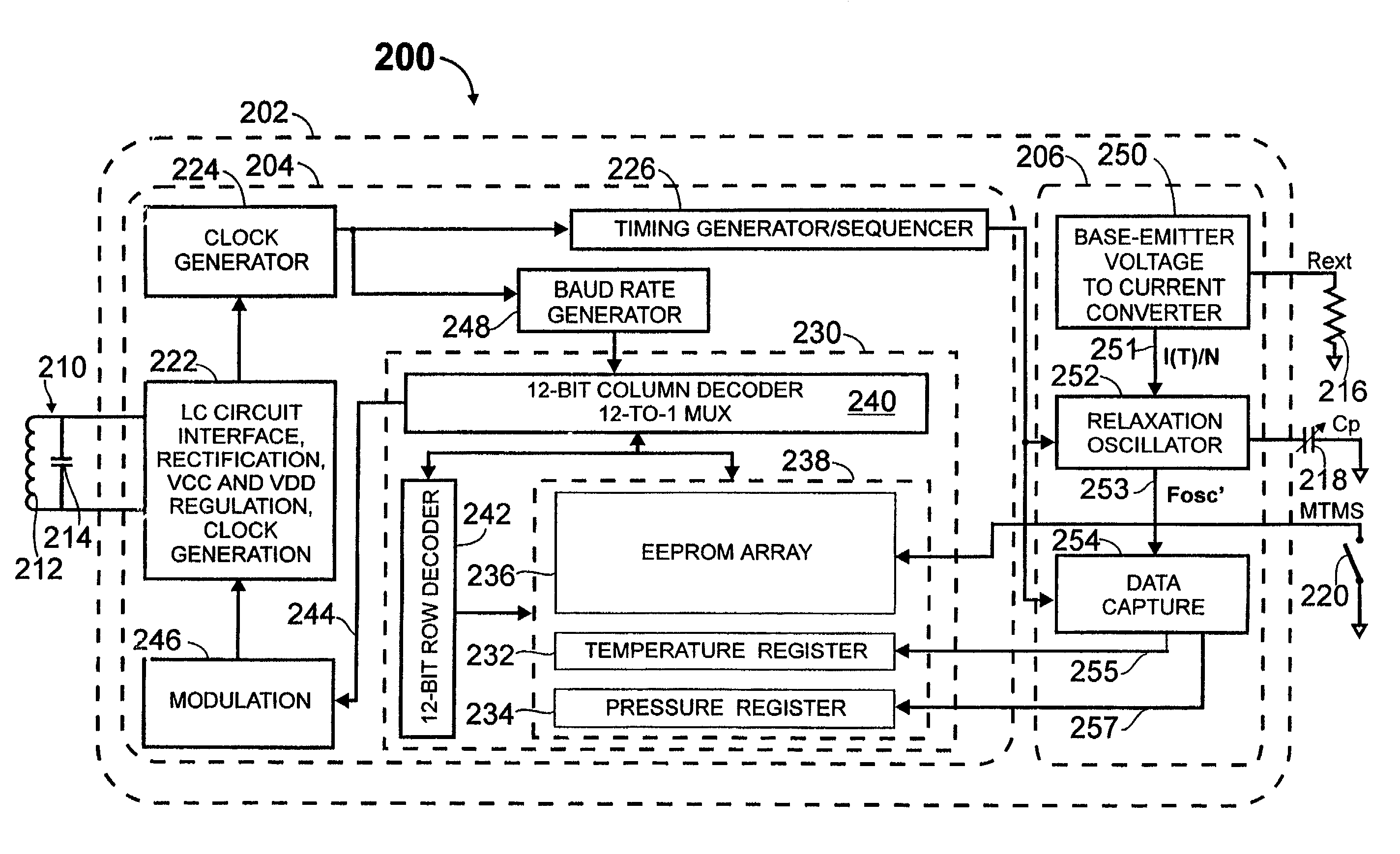 Power-on reset for transponder