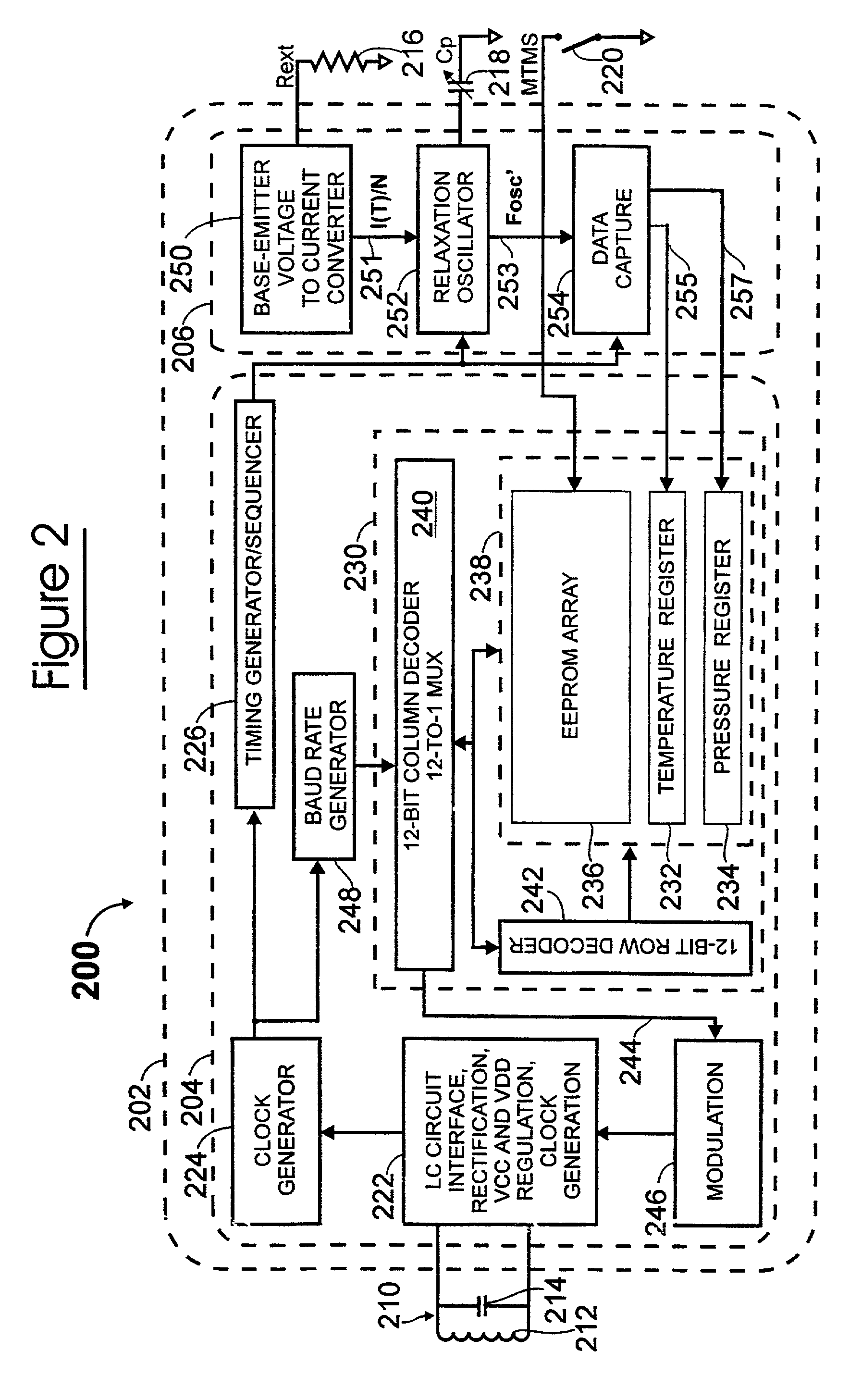 Power-on reset for transponder