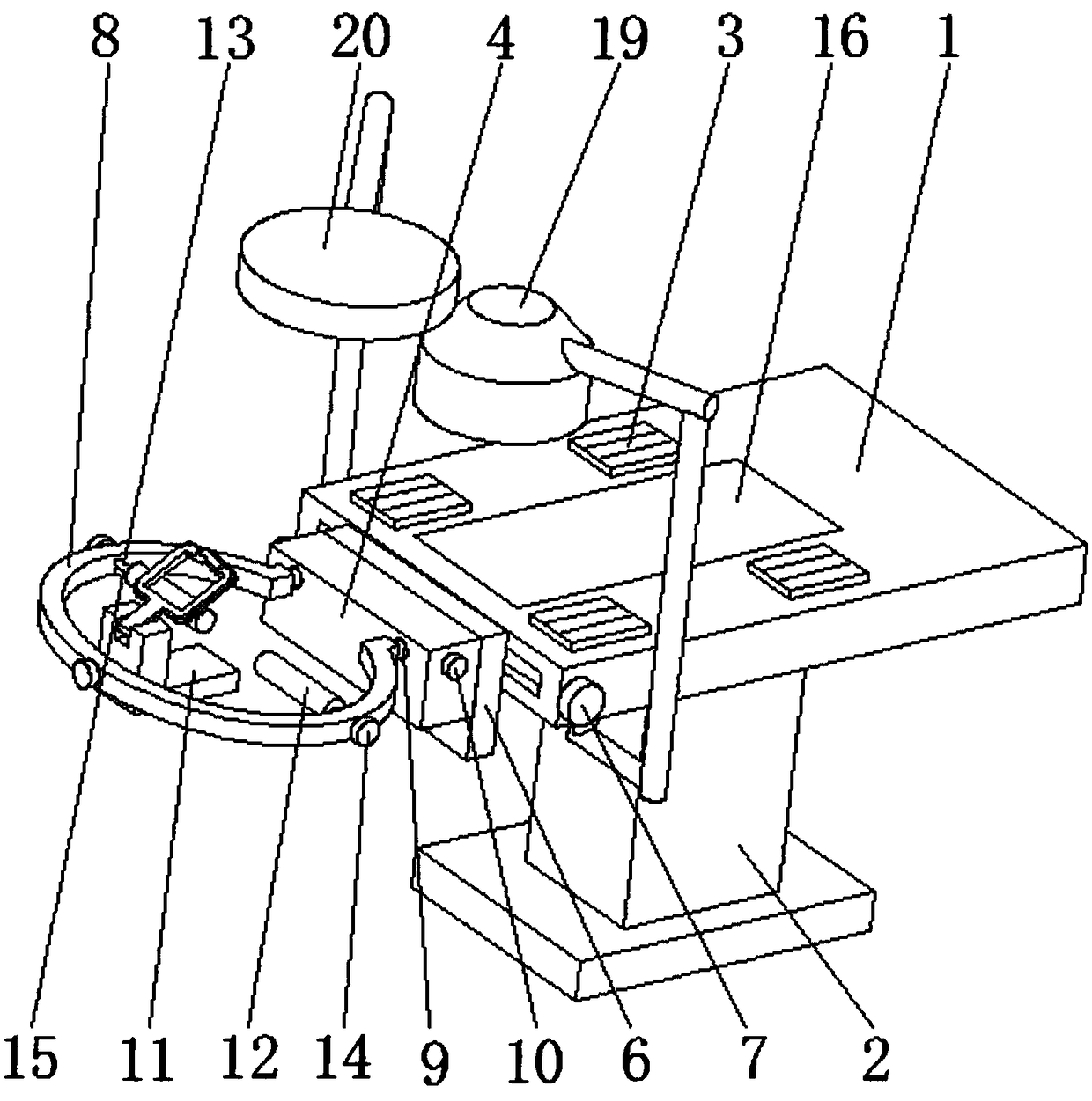 Mouse neurosurgery bed