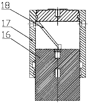 Load box integrating test force application and engineering pile reinforcement