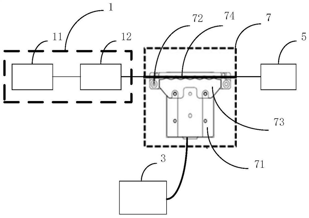 Fiber laser with adjustable light beam quality and method for outputting adjustable laser