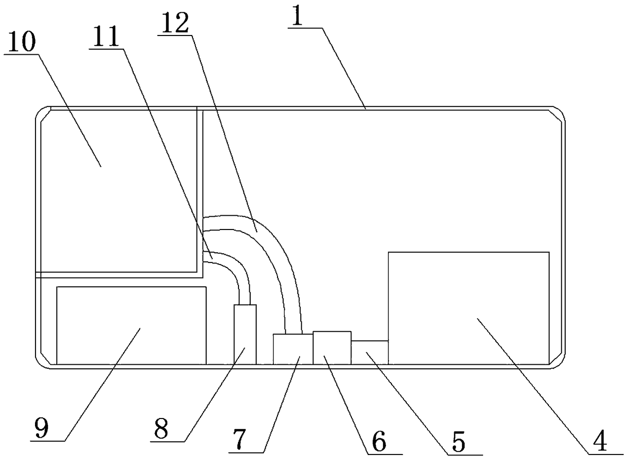 Electric field distribution monitoring device of ultrahigh-voltage circuit insulator