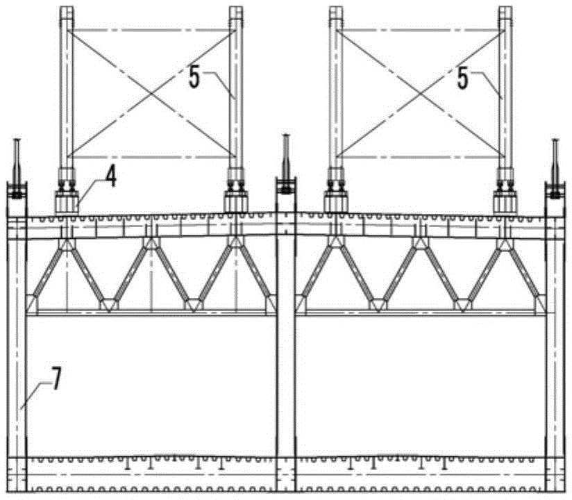 A method of installing steel truss girders