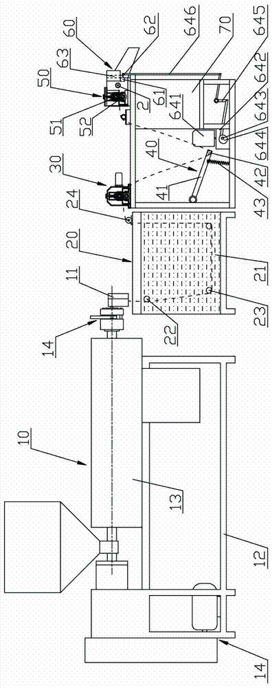 An automatic production line for plastic grafting clips