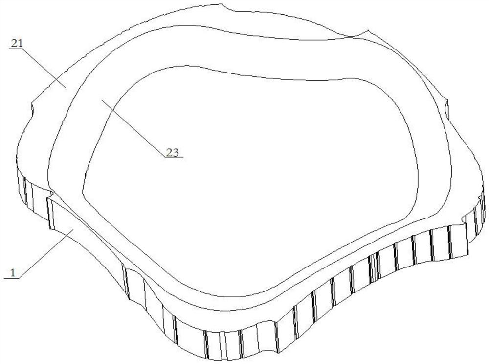 Baffle ring for noise reduction of washing machine