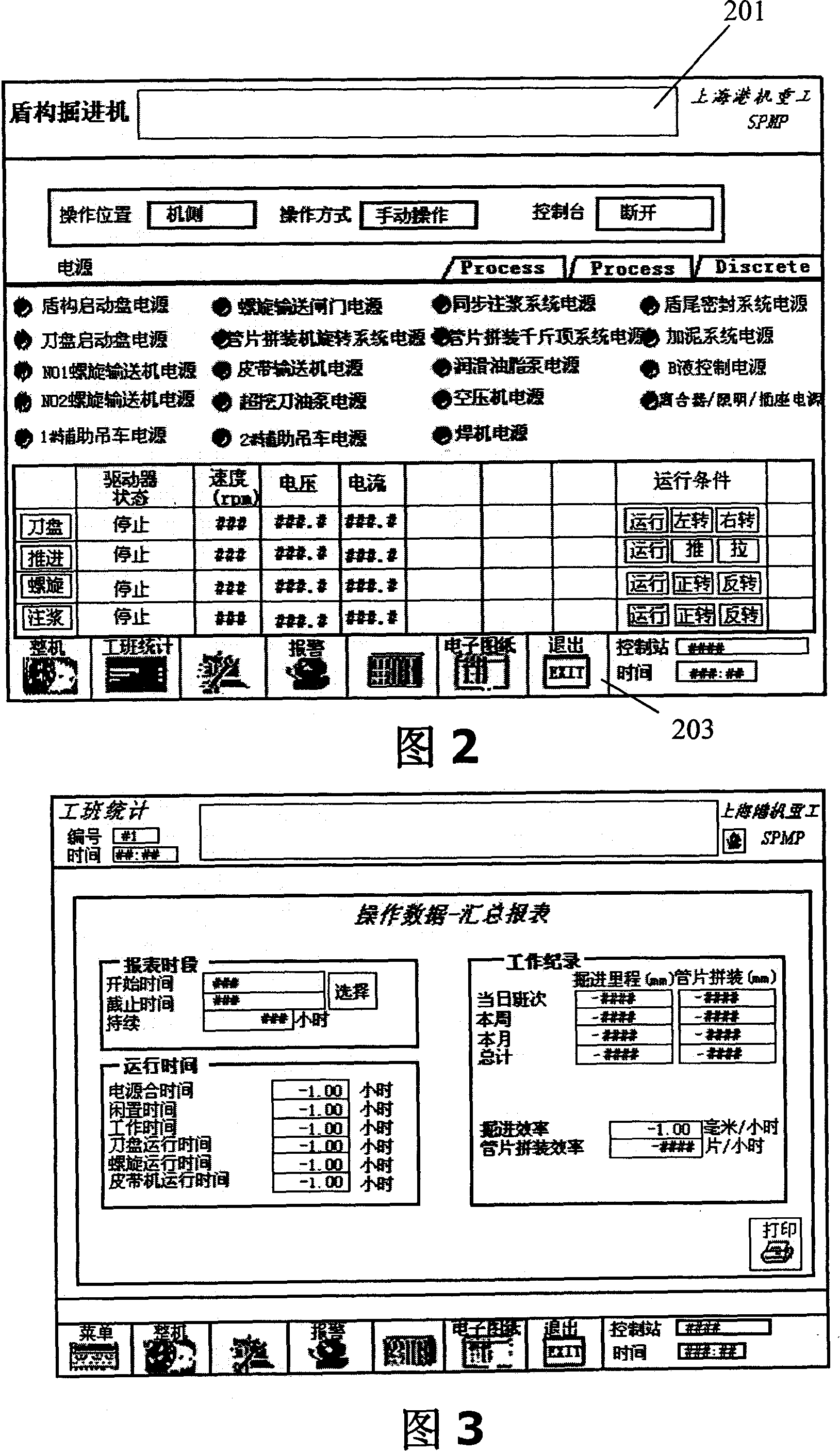 Tunnel shield digging machine local and remote monitoring method