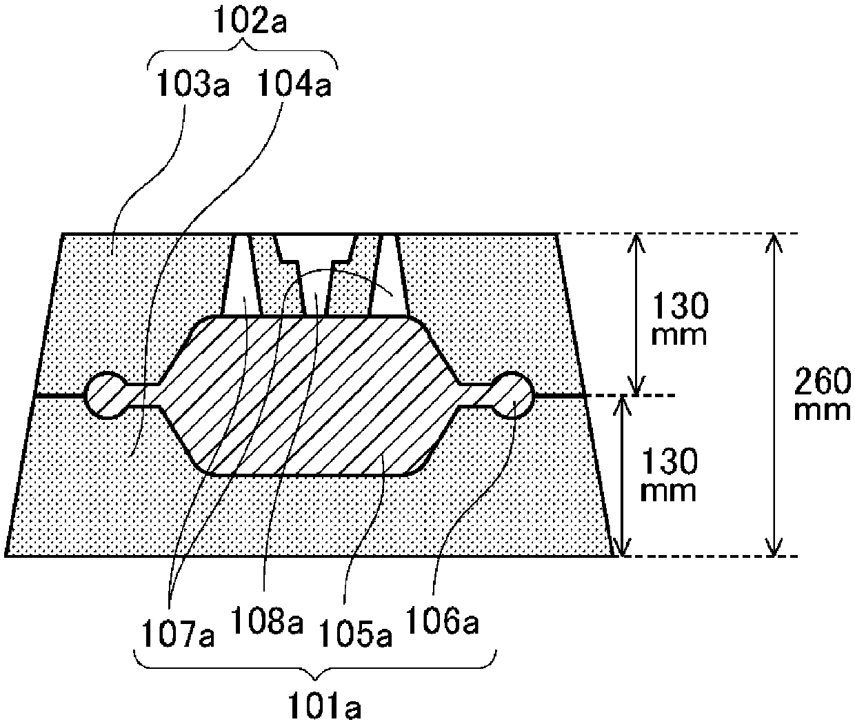 Method for separating mold and device for separating mold