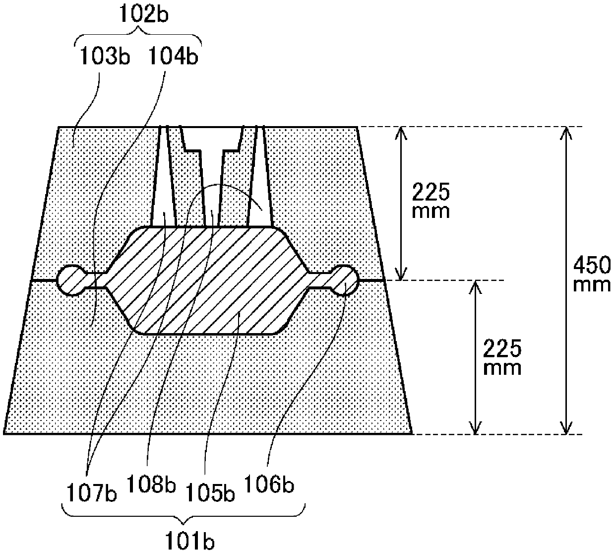 Method for separating mold and device for separating mold