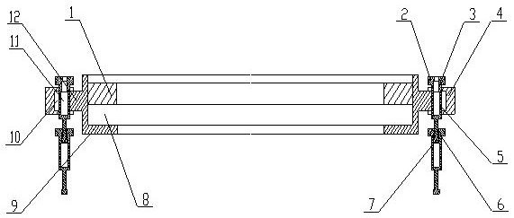 A segmented filter plate connector for petroleum transportation pipes