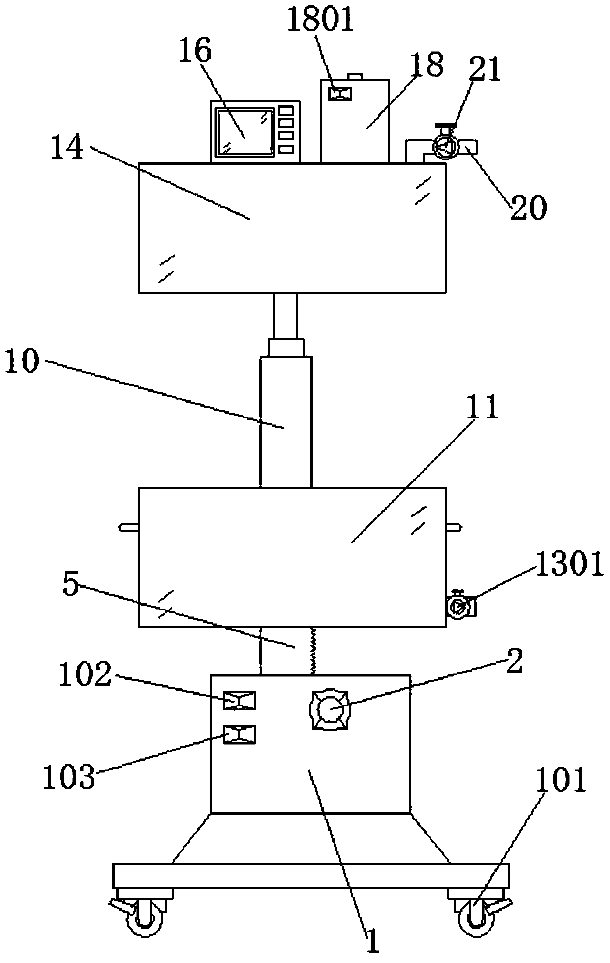 Multifunctional local burn dressing change isolation device