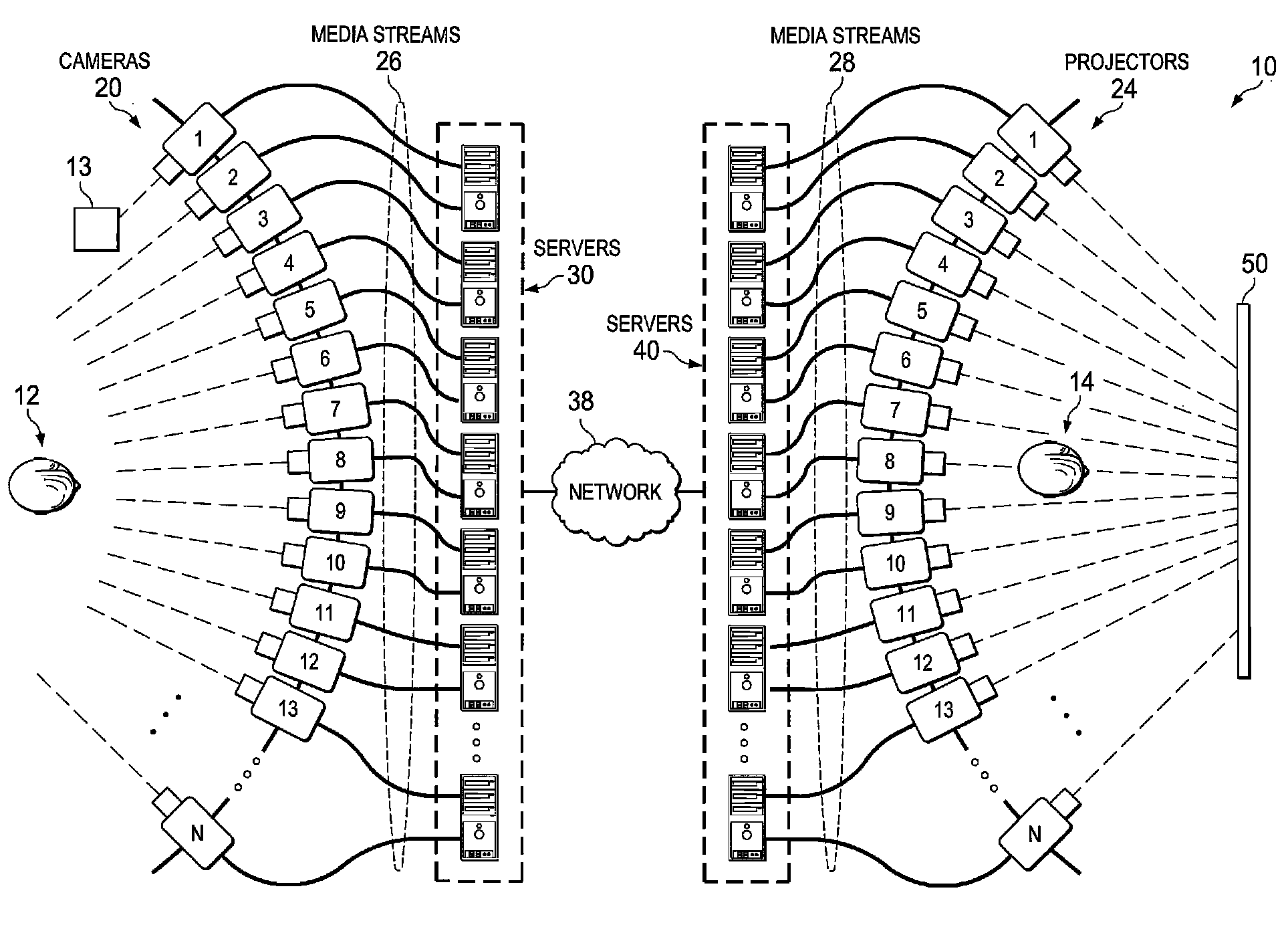 System and method for providing three dimensional imaging in a network environment