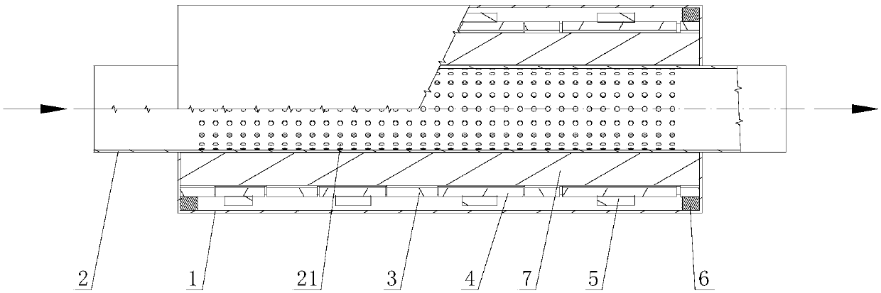 A Broadband Small-Volume Acoustic Structure Based on Acoustic Metamaterials