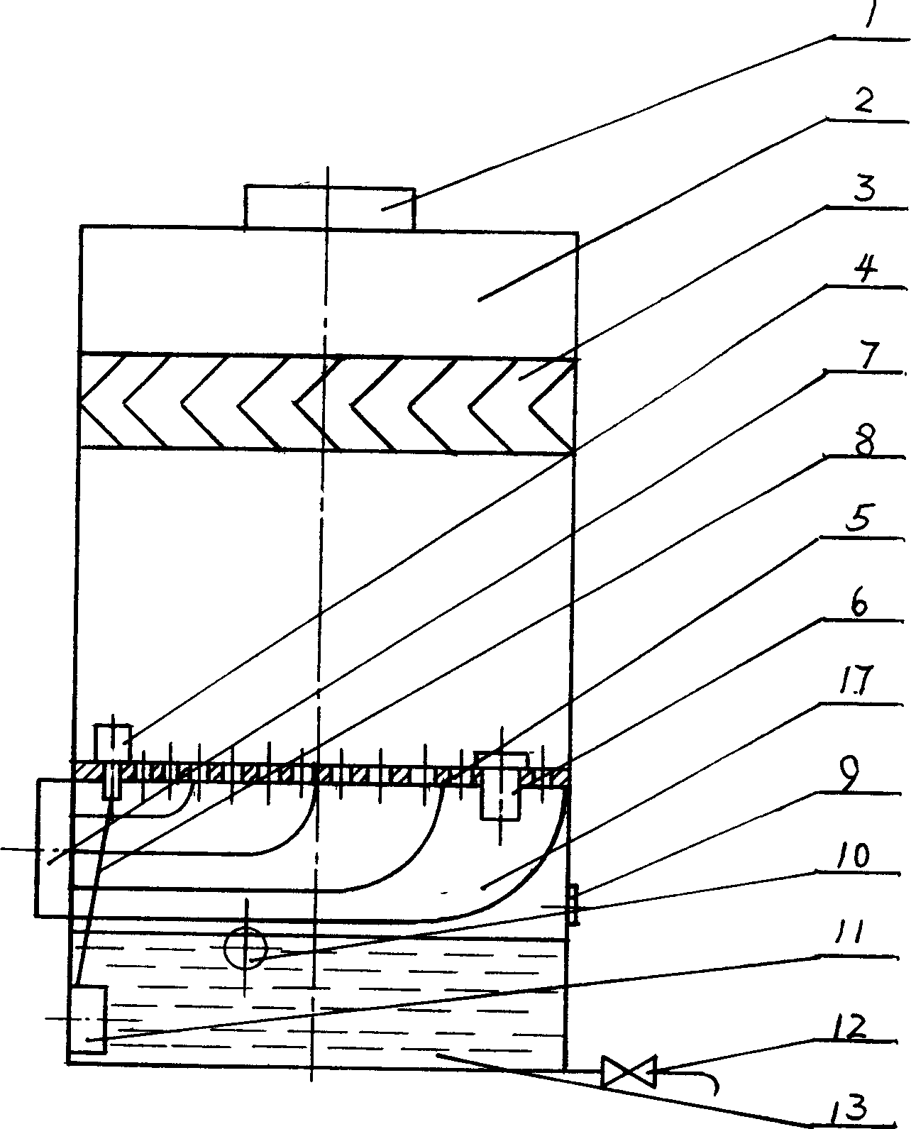 Cooking fume purifier for kitchen and used adsorption liquid