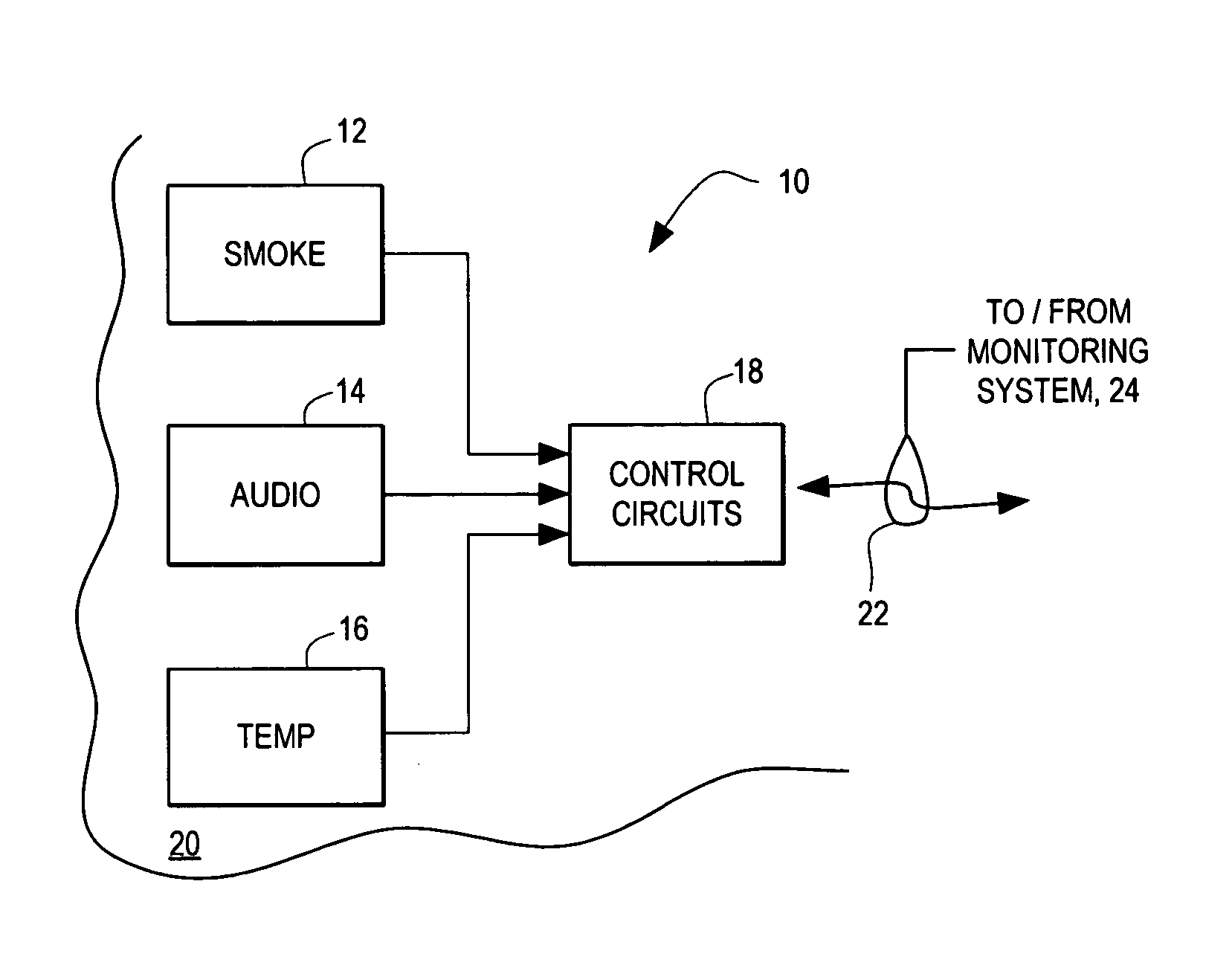 Multi-sensor fire detectors with audio sensors and systems thereof