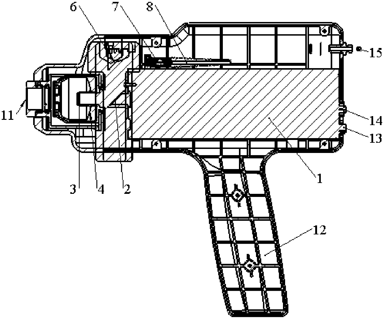 Portable laser-induced breakdown spectroscopy analysis device