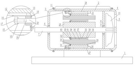 Vehicle flat wire permanent magnet synchronous motor