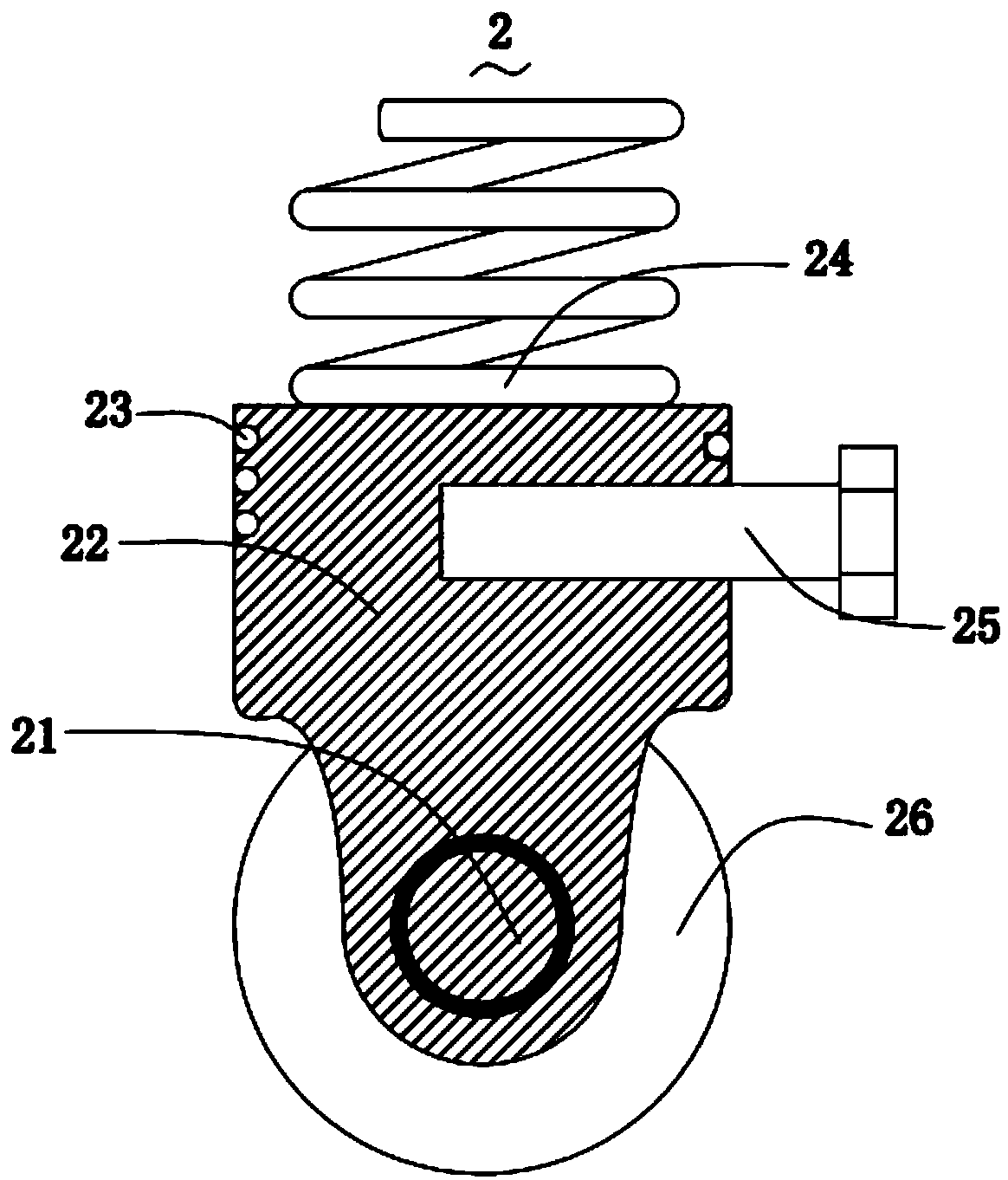 Production device for colored optical glass