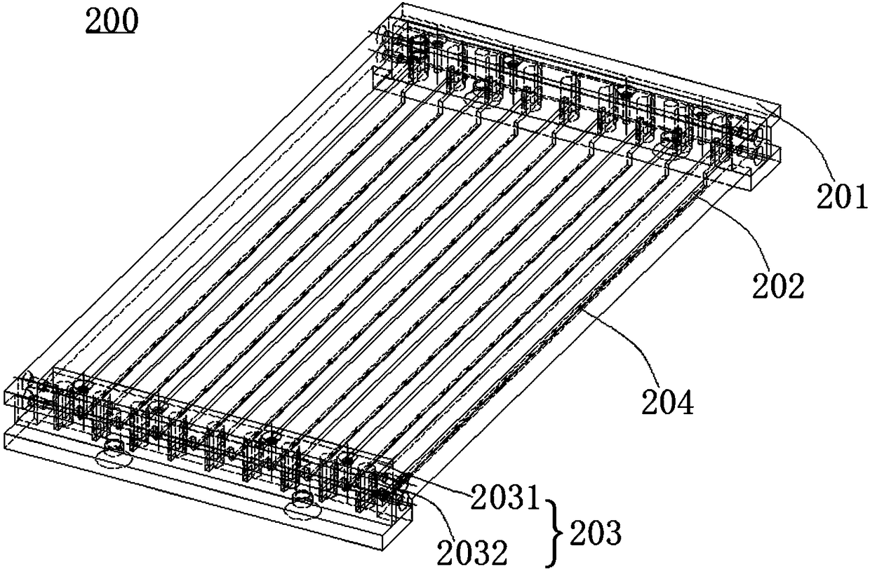 Dense grid solder strip pressing device, dense grid battery string welder and string welding method thereof