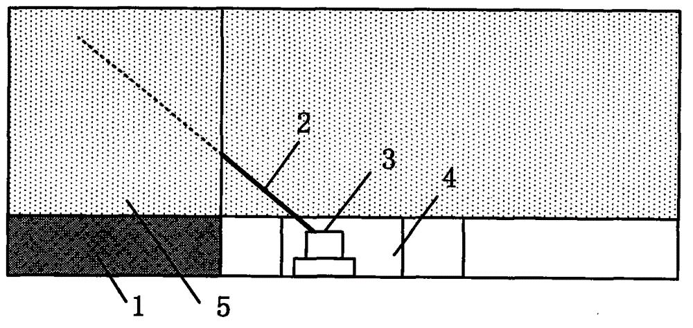 Precise search observation method for form and evolutionary process of crack of coal-mine roof