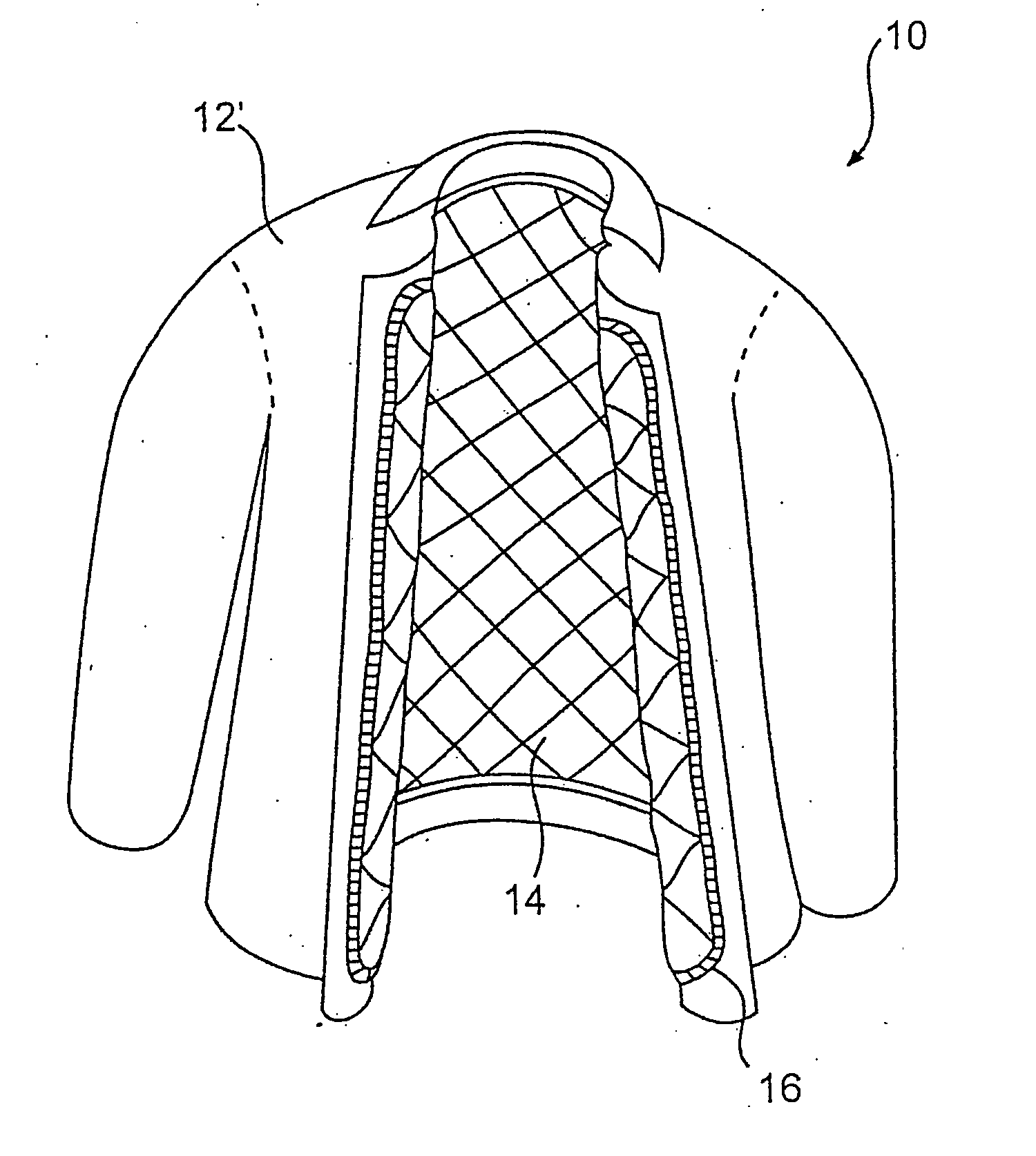 Water resistant protective garment for fire fighters