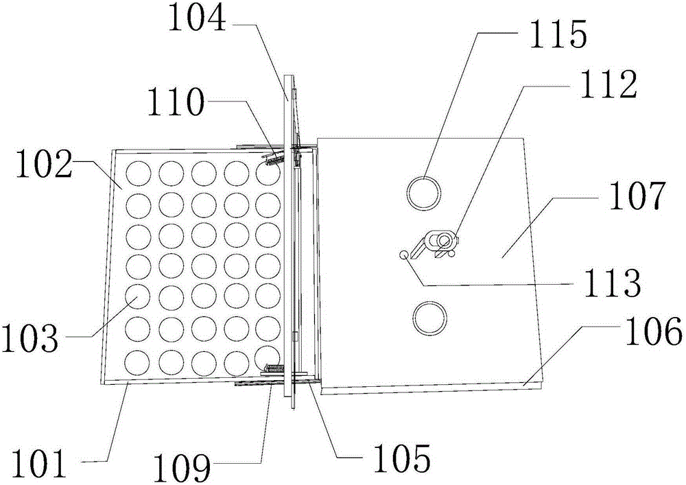 High-power smoke collecting moxibustion instrument and handheld smoke collecting moxibustion instrument