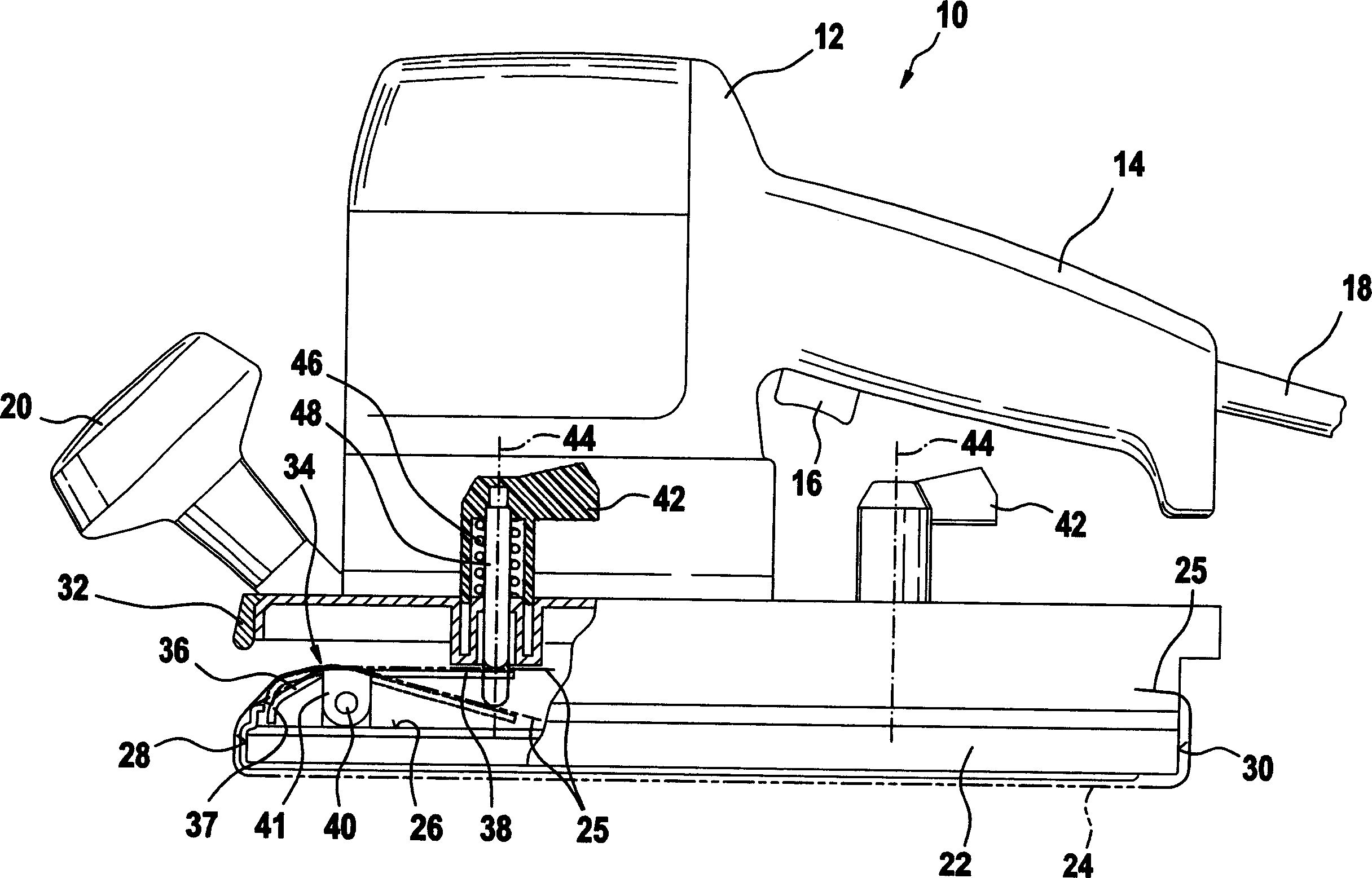 Portable grinding machine