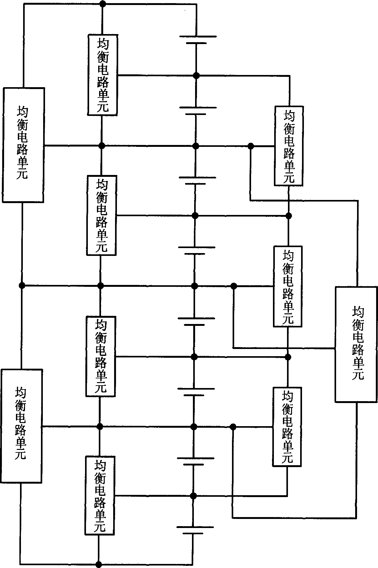 Battery equalization method and battery equalization circuit