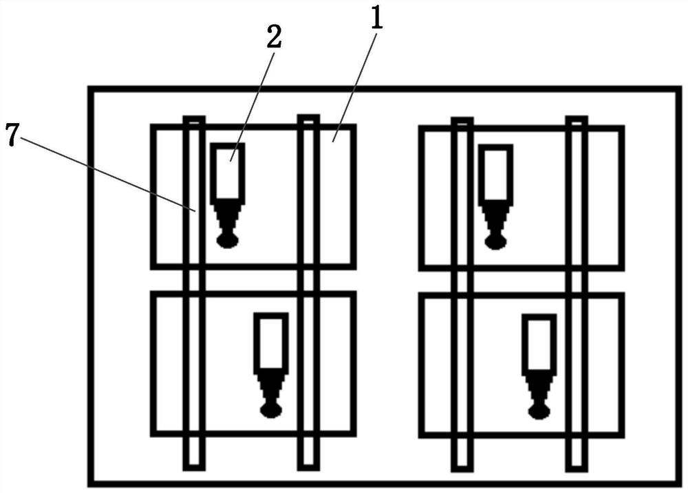 Electric vehicle battery separation device and electric vehicle