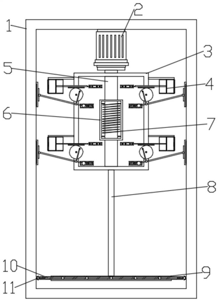 Saccharomycete producing and processing device convenient to clean