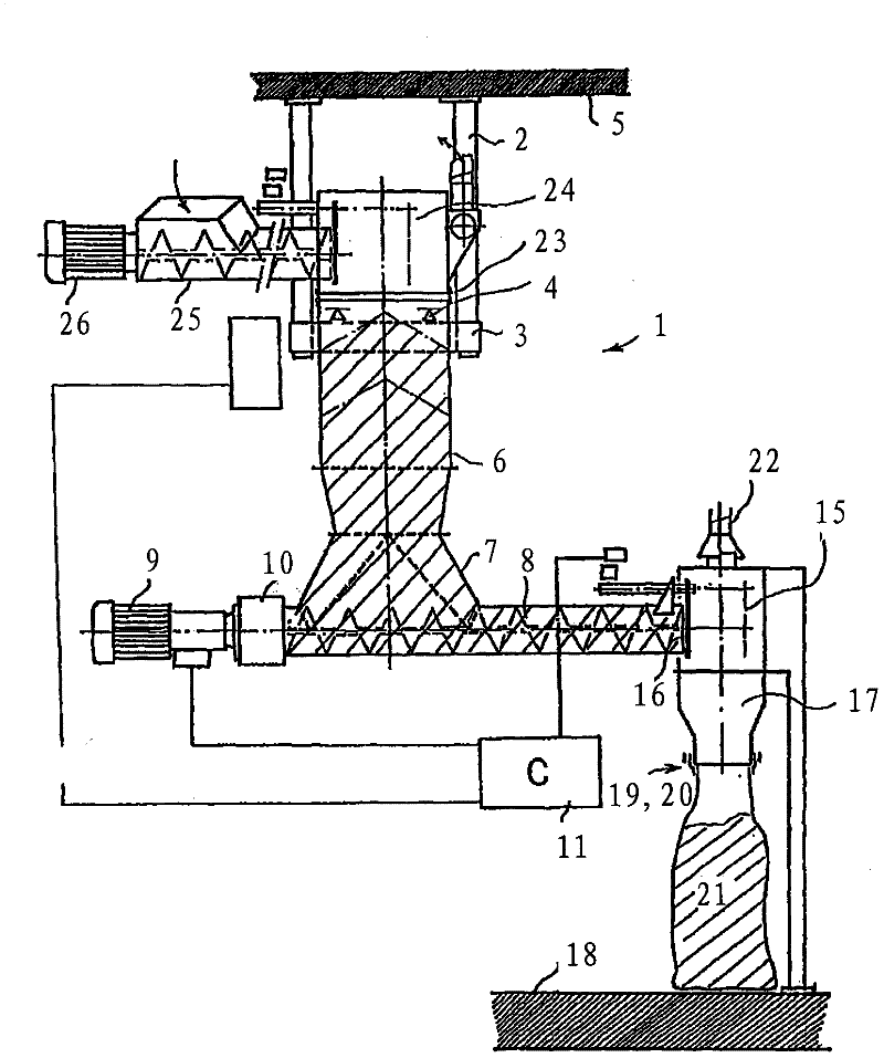 Bulk material bagging device