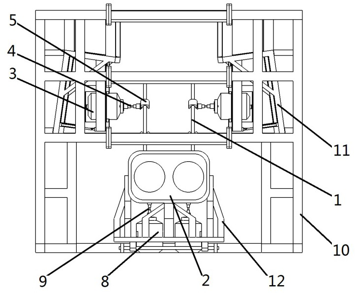 Fatigue test device and method thereof