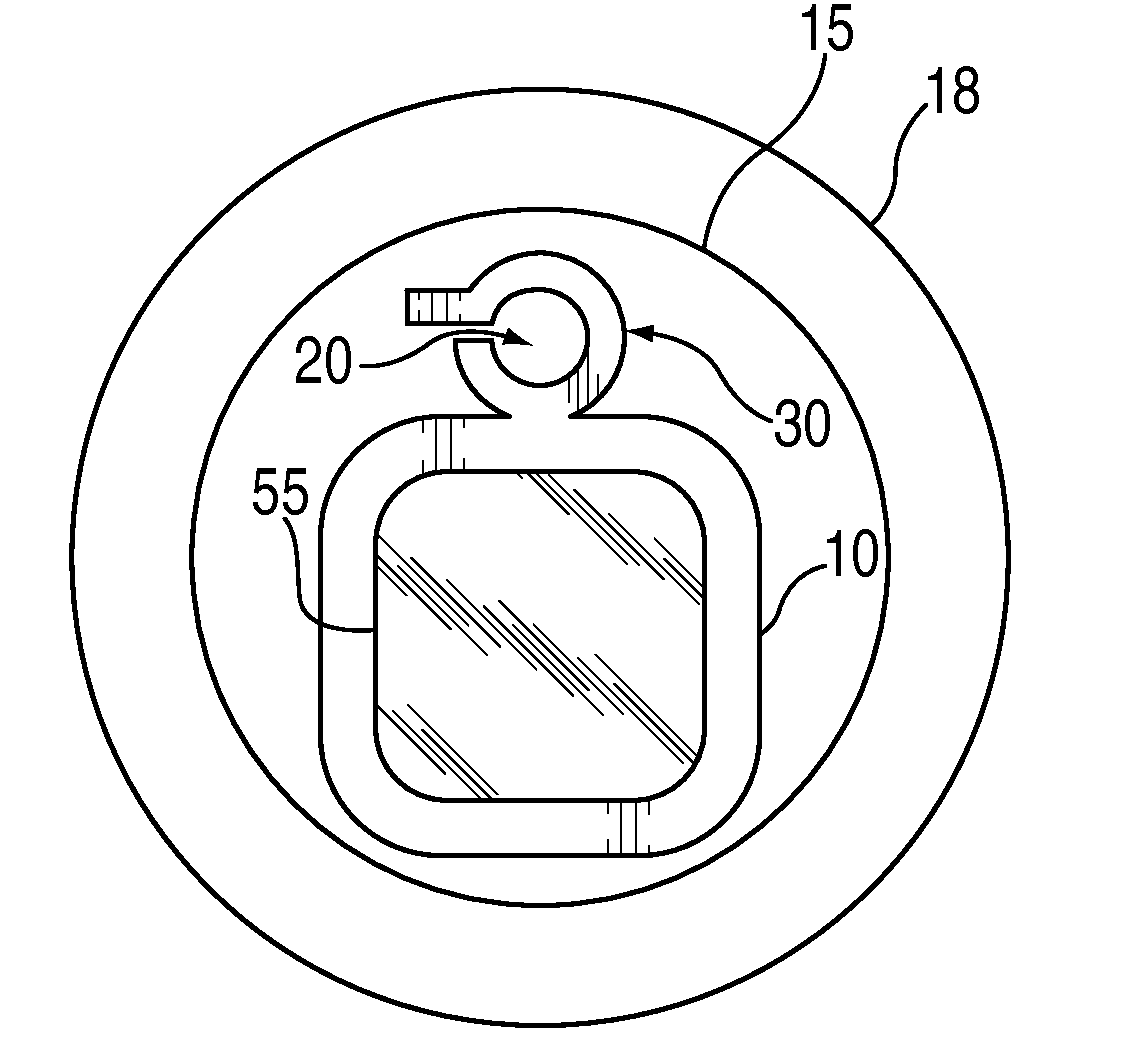 Transcranial ultrasound transducer with stereotactic conduit for placement of ventricular catheter