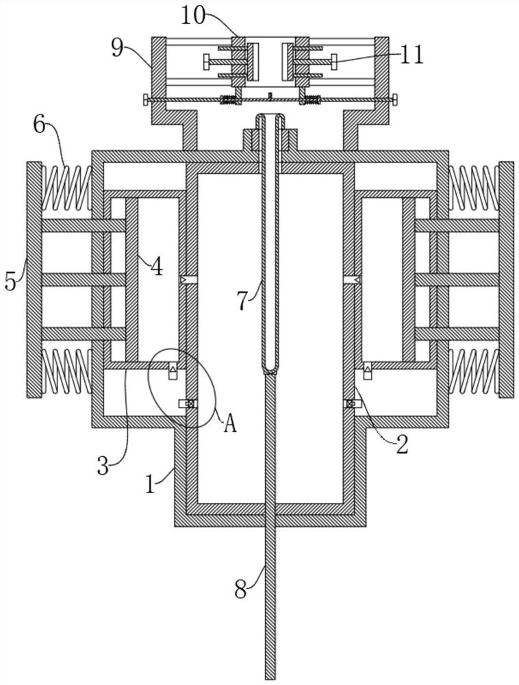 Device for collecting secretions in male urethra