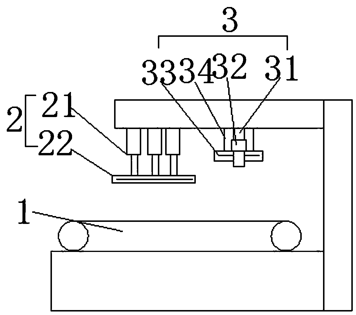 Paper folding device for corrugated carton