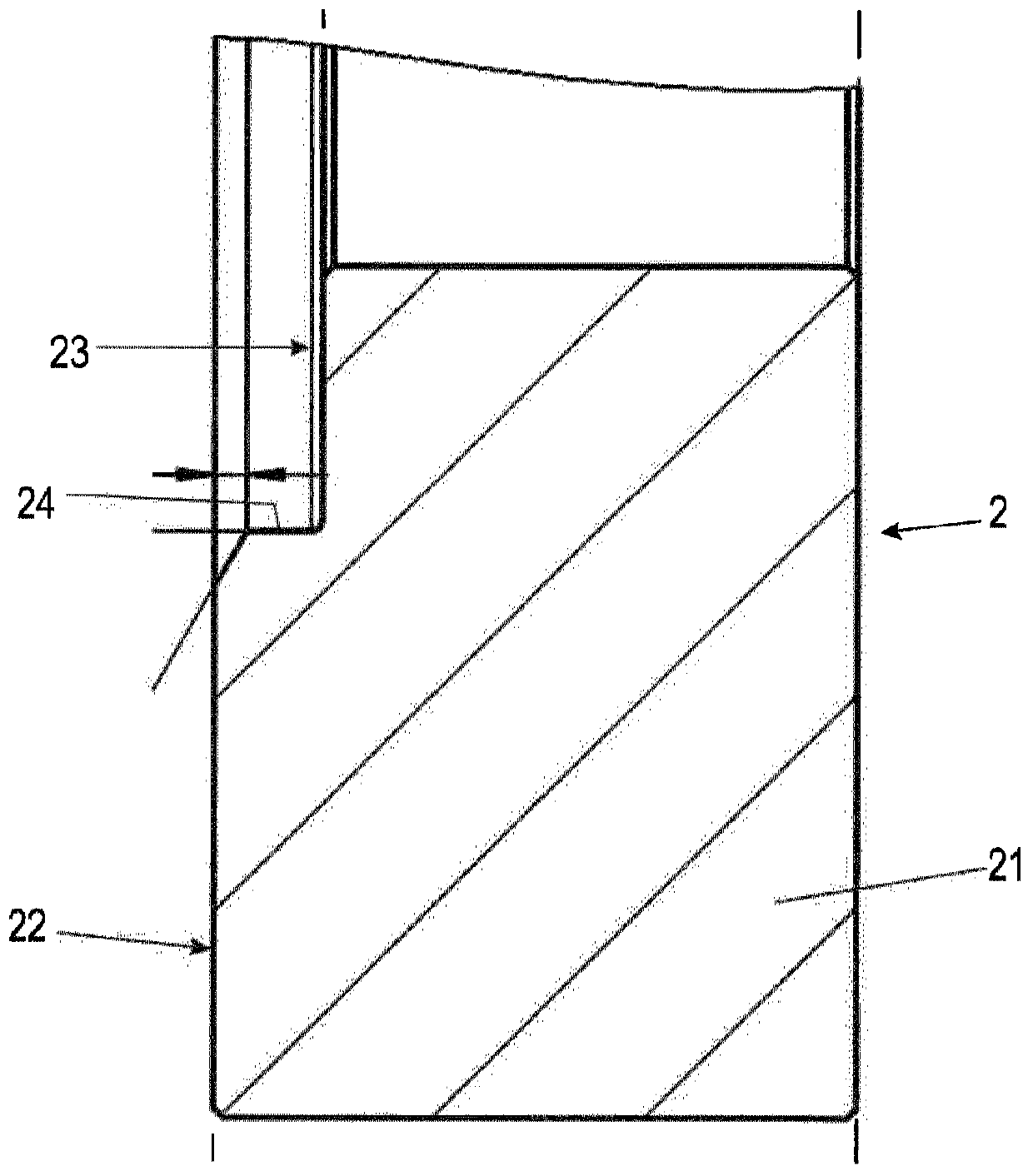 Method for reducing the flattening of a wheel brake disk for a rail vehicle and device for carrying out said method