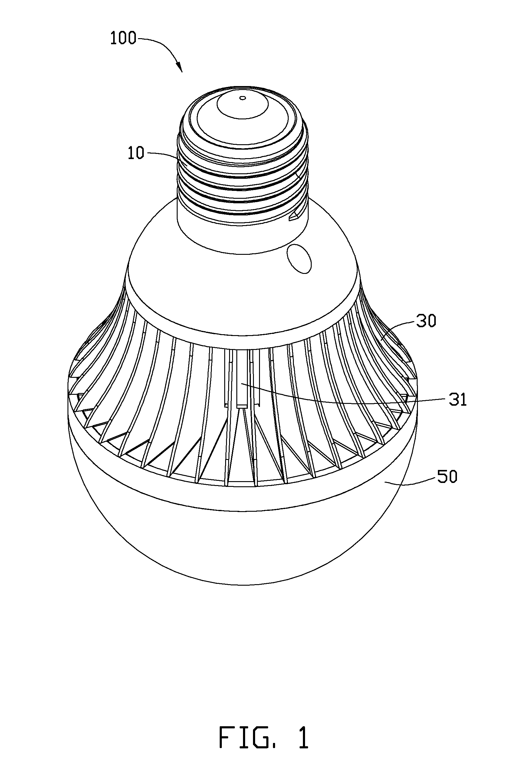 Heat dissipation module and LED illumination device using the same