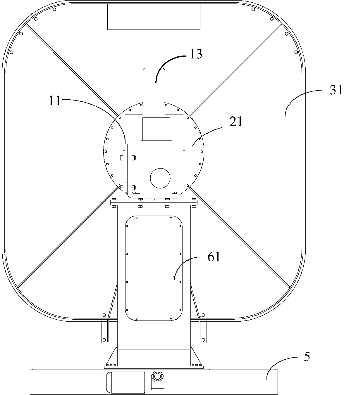 Head-free cylinder positioner