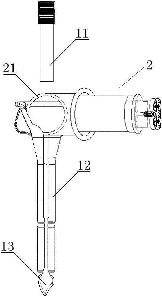 Introducer for laparoscopic surgery puncture outfit