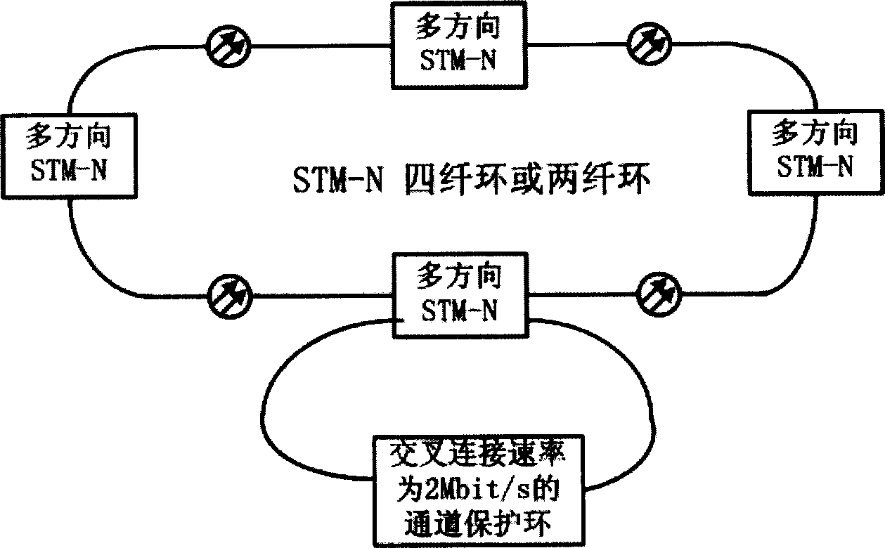 Branching loop protective method and device