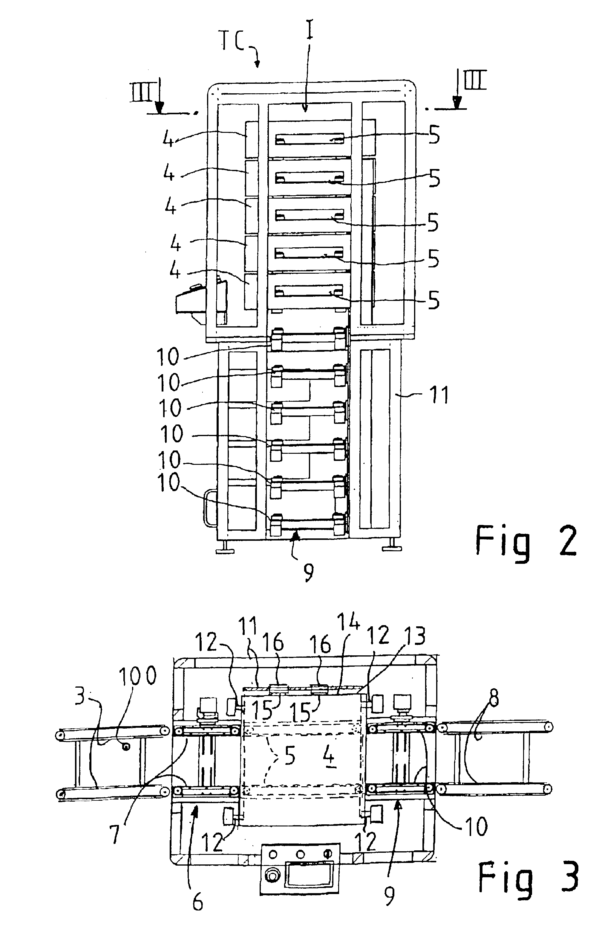 Testing system in a circuit board manufacturing line for a automatic testing of circuit boards