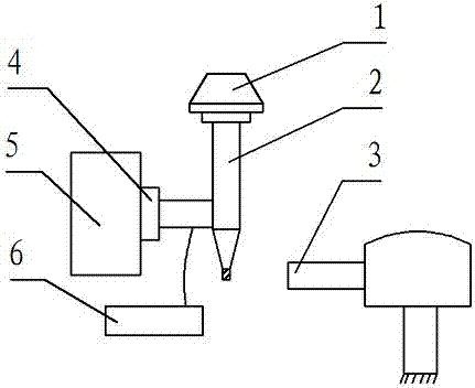 Method for measuring vibration performance of tool nose of micro-milling tool