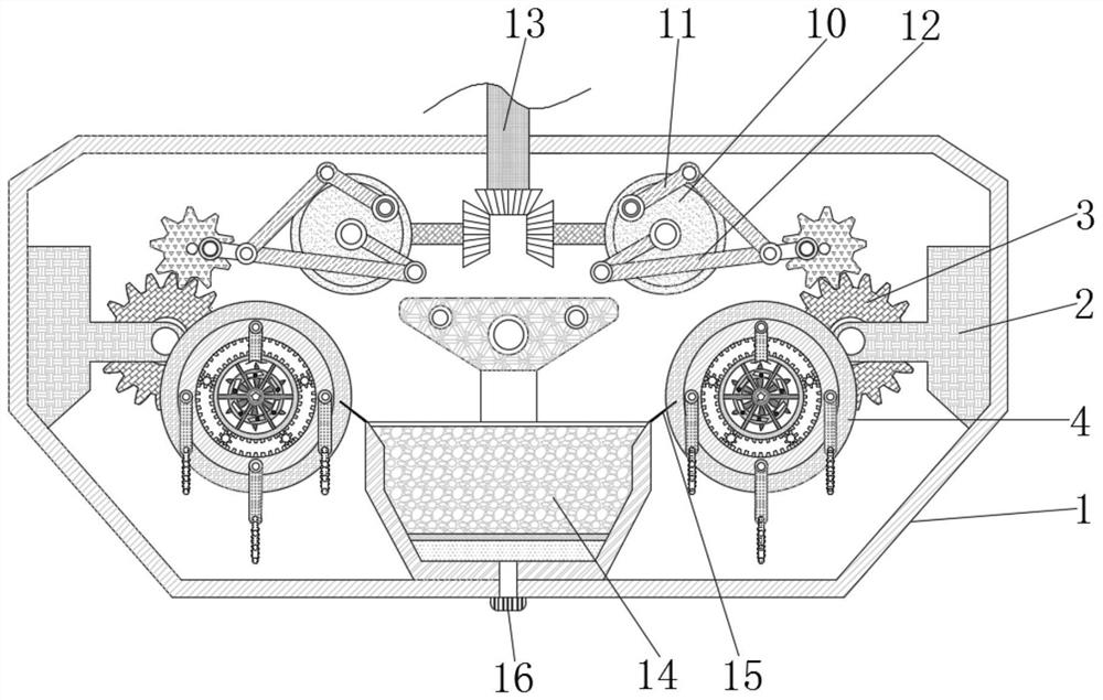 Garbage cleaning device for environmental remediation of rivers and lakes